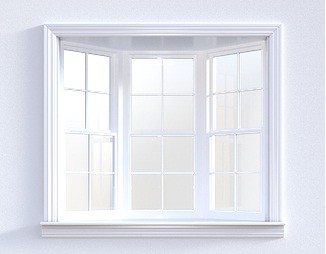 ventana de color blanco